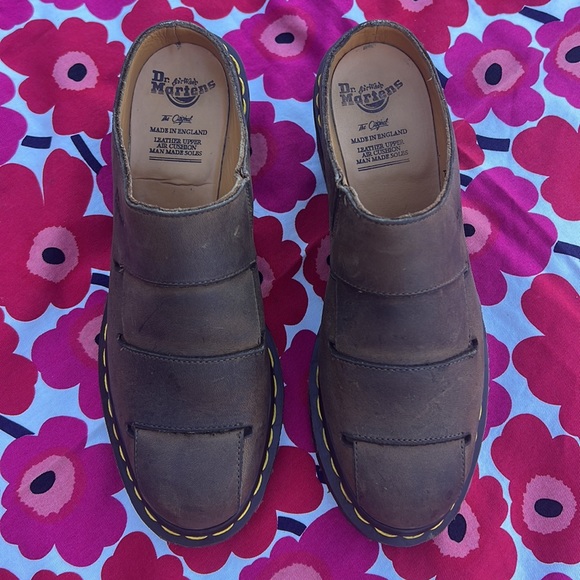 🏴󠁧󠁢󠁥󠁮󠁧󠁿 Dr. Martens MIE Clogs Chunky Platform Block Heel 90’s Mules UK 6 - Picture 14 of 16